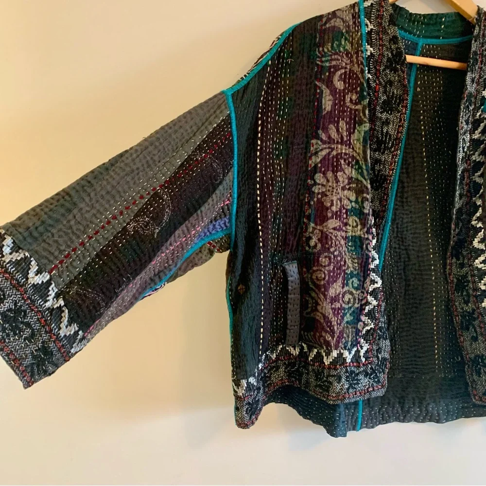 Ralli Stand Collar Cropped Jacket by Mieko Mintz
Hold for Pam Do Not Buy - Picture 2 of 9